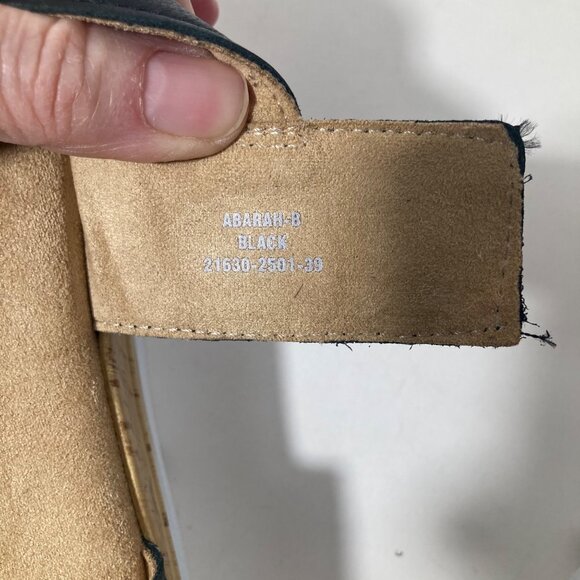 Womens Spring Step Abarah Leather Sandals Black 39 8/8.5 NWOT - Picture 8 of 11